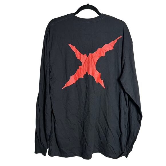 GLOOMY The Naughty Grizzly New Long Sleeve Black Graphic Tee Size XL - Picture 4 of 7